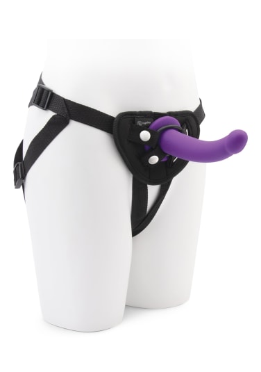 TILT Silicone 6.5" Dildo and Harness Set