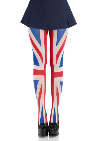 Union Jack Opaque Tights