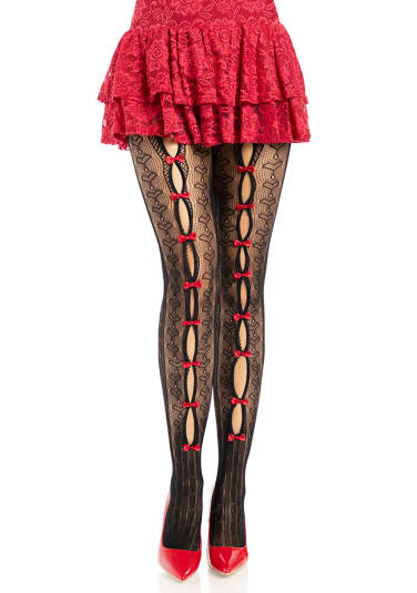 Sweetheart Striped Tights