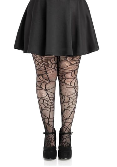 Spiderweb Net Tights - Queen Size