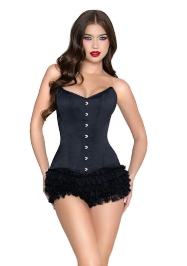 Steel Boned Satin Corset