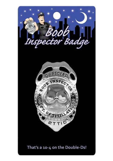 Official Boob Inspector Badge
