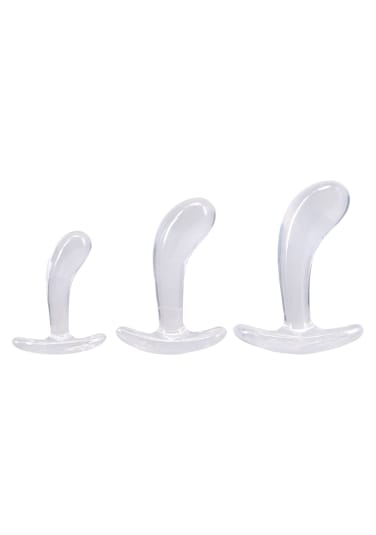 Crystal Jellies - Curved Anal Trainer Set