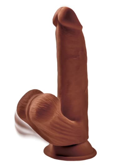 King Cock Plus 8" Triple Density Cock with Swinging Balls