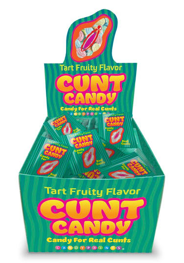 Cunt Candy - 100 Candy Packets Display
