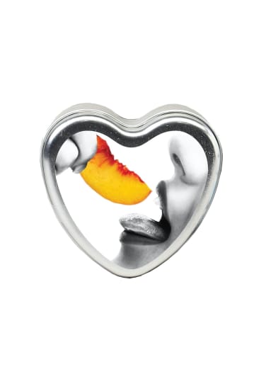 Edible Massage Candle - Peach Heart