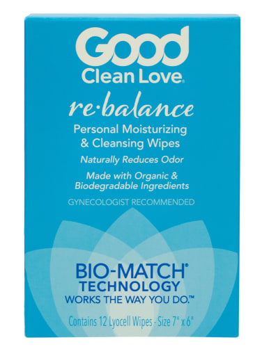 Good Clean Love Rebalance Cleansing Wipes 12 ct.