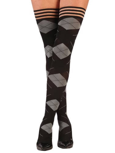 Kimmie Argyle Thigh Highs