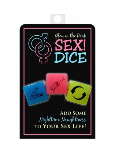 Glow in the Dark Sex! Dice