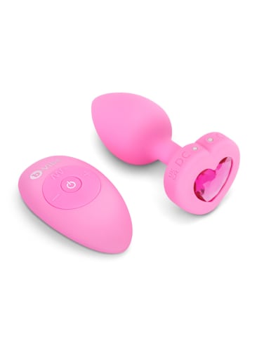 Vibrating Remote Heart Plug