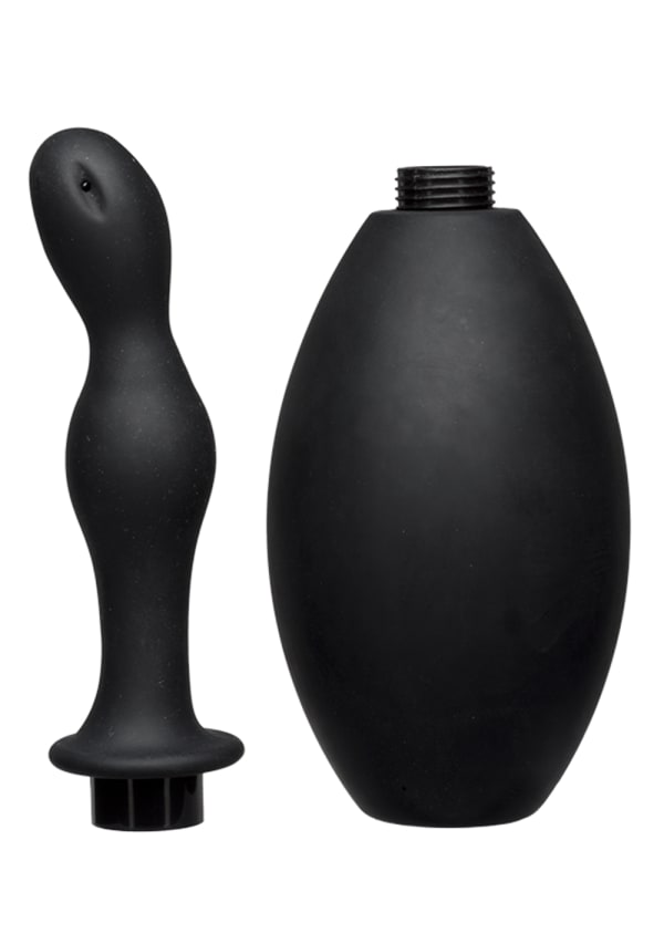 KINK - Flow Full Flush - Silicone Anal Douche and Accessory - Black | Shop  Doc Johnson - Adult pleasure products Online Store