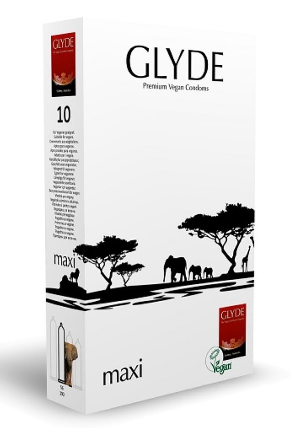 Glyde Ultra Maxi Vegan Condoms 10 Pack