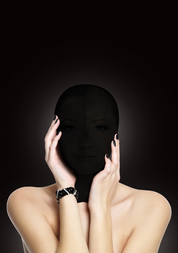 Ouch! Subjugation Mask - Black