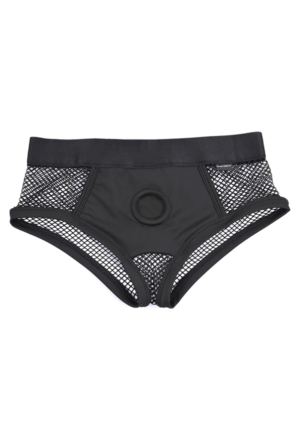 Underpants Custom Black Gag Ball Underwear Men Stretch BDSM Kink