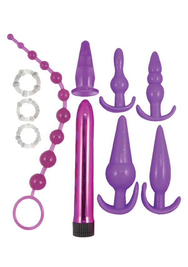 Purple Elite Collection Anal Play Kit - Purple