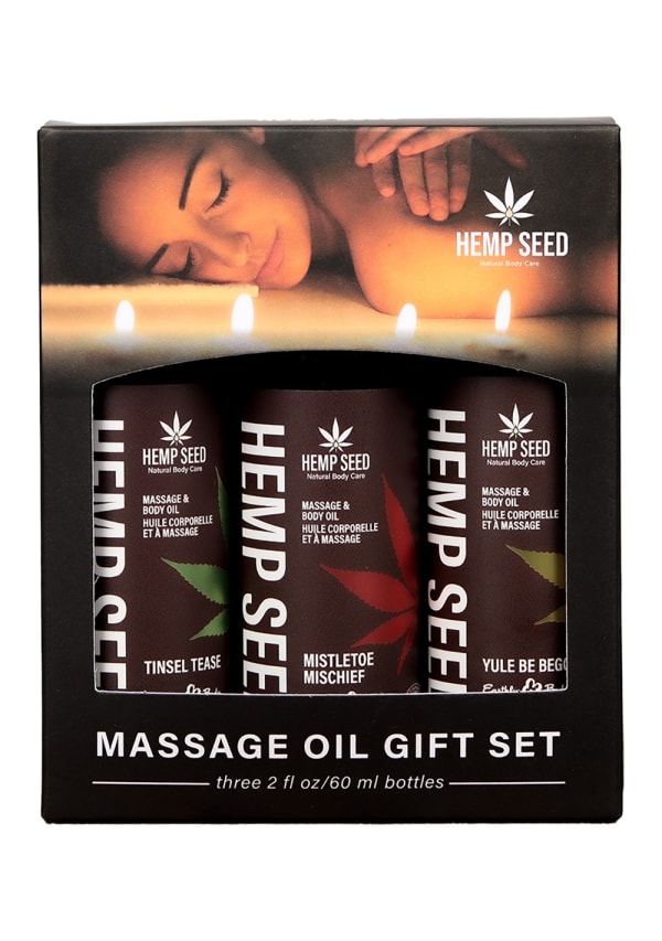 Holiday 2025 Hemp Seed Massage Trio Gift Set