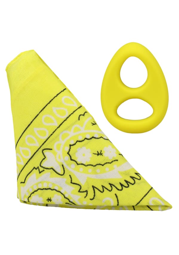 ROCK SOLID The Code - Silicone C-Ring with Bandana - Yellow