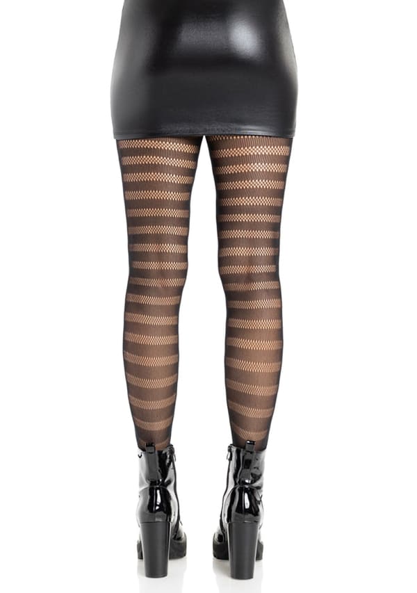 Cosima Striped Net Tights Image 2