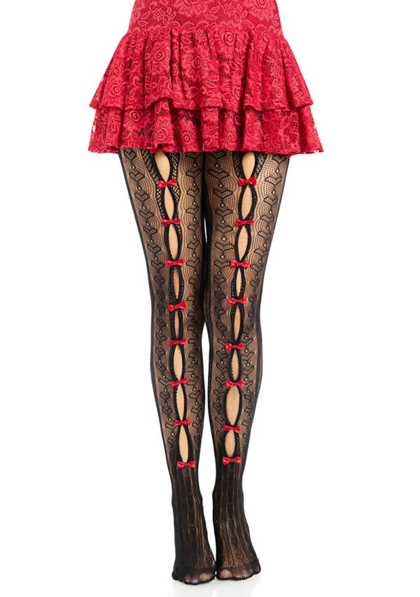 Sweetheart Striped Tights Image 4