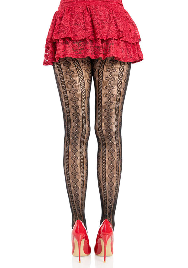 Sweetheart Striped Tights Image 2