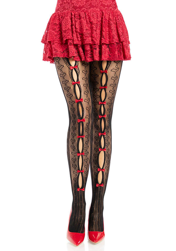 Sweetheart Striped Tights Image 1