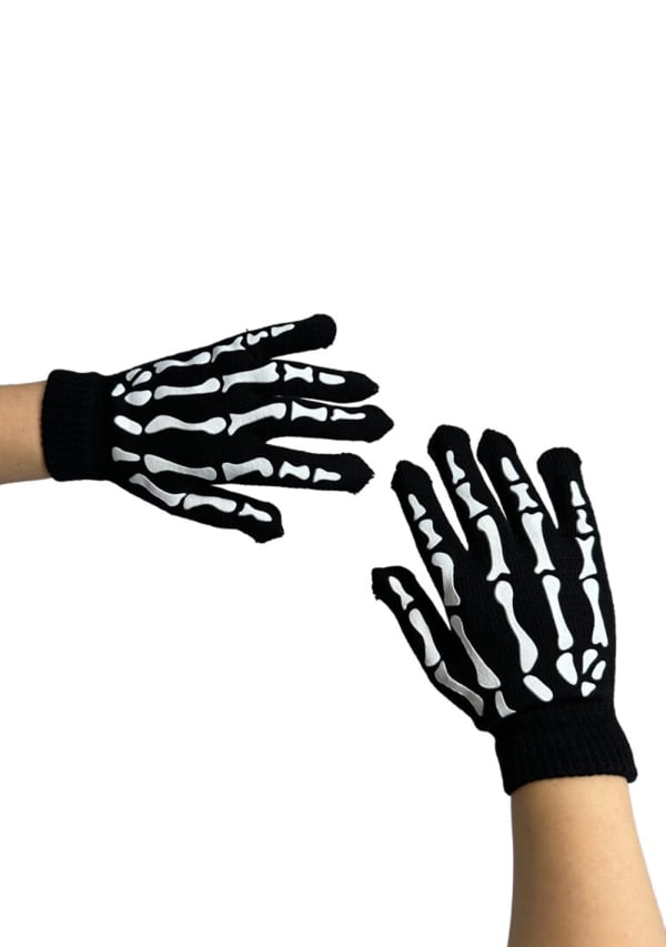 Skeleton Hand Gloves Image 2