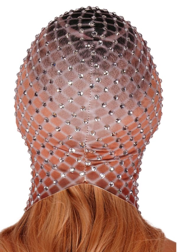 Rhinestone Fetish Mask Image 2