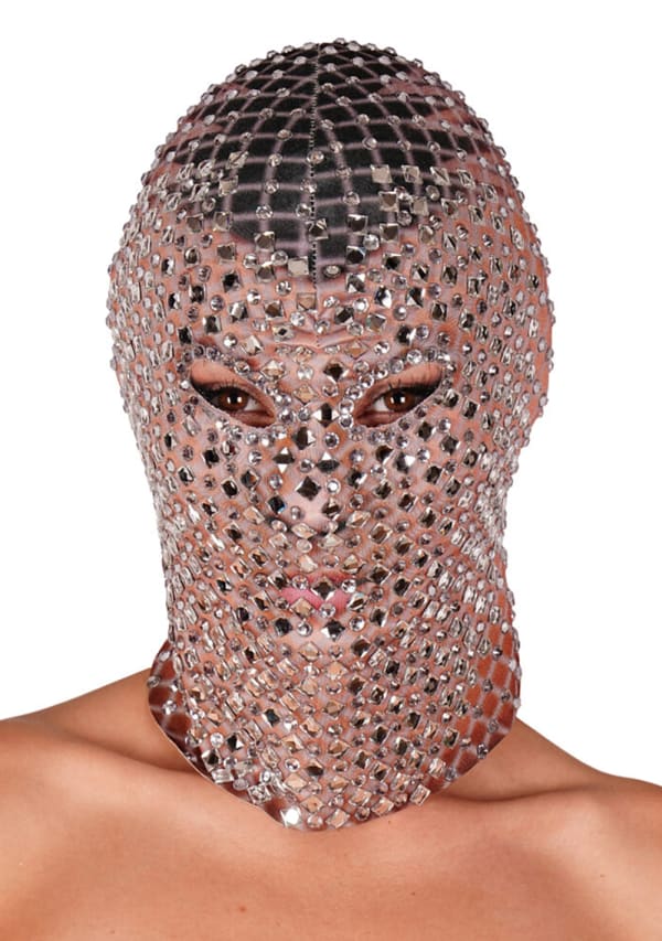 Rhinestone Fetish Mask Image 1
