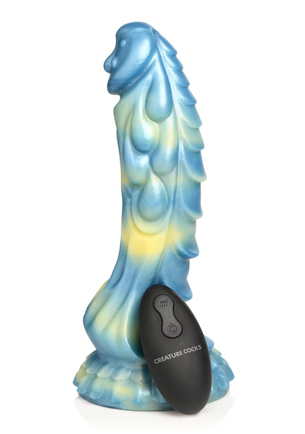 Creature Cocks - Sea Stallion Vibrating Silicone Dildo with Remote Image 1