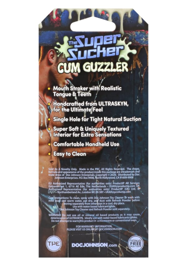The Super Sucker - Cum Guzzler - Male Mouth ULTRASKYN Masturbator Image 5