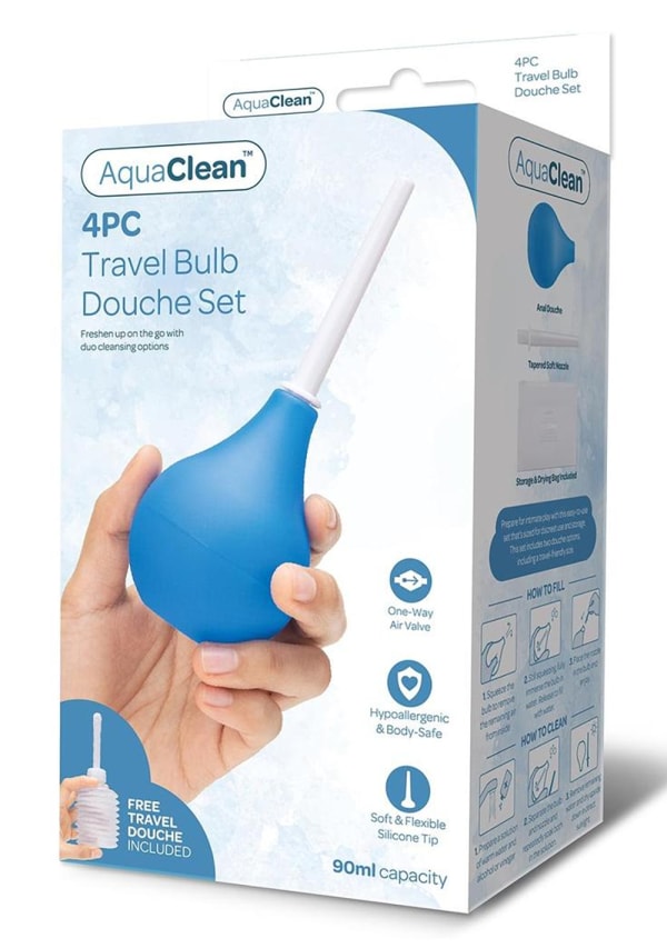 CleanScene Travel Bulb 4-Piece Douche Set Image 4