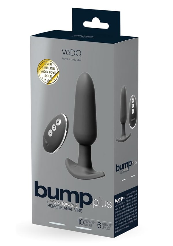 Bump Plus Rechargeable Anal Vibe with Remote Control Image 4