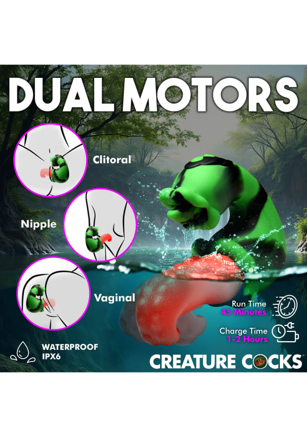 Creature Cocks - Tongue Lasher Silicone Vibrator Image 3