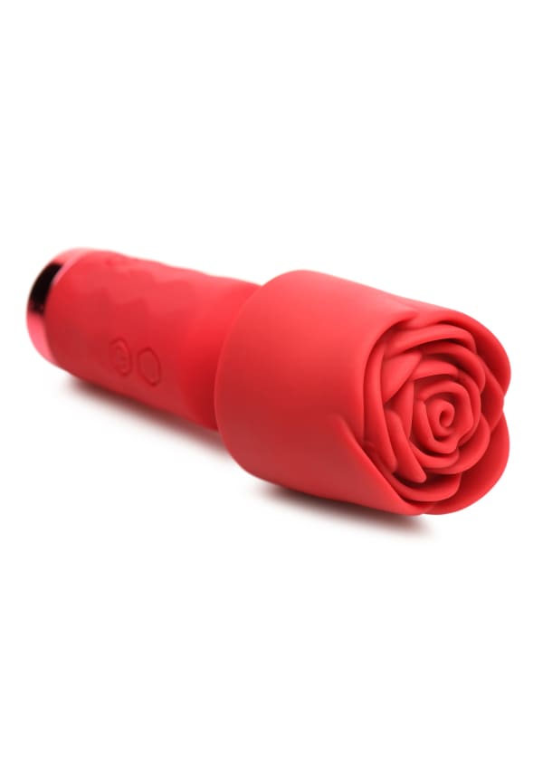 Bloomgasm Pleasure Rose-Petite Mini Silicone Rose Wand Image 1