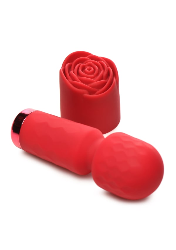 Bloomgasm Pleasure Rose-Petite Mini Silicone Rose Wand Image 2