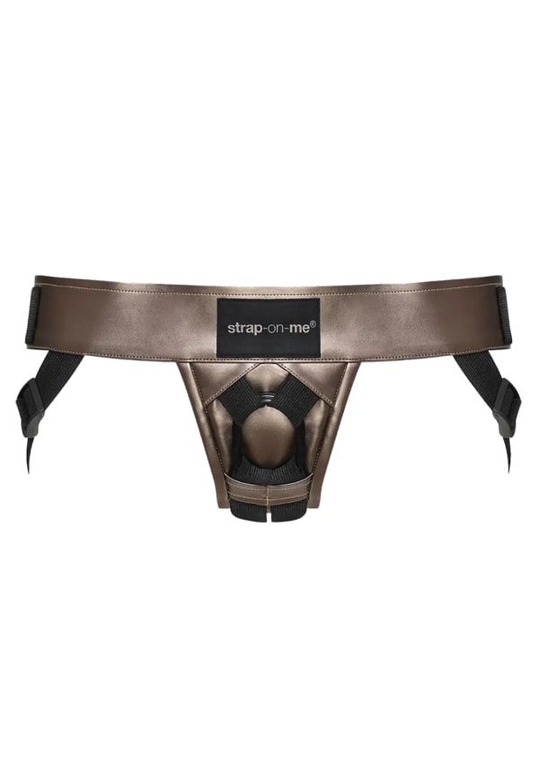 Strap-On-Me Curious Leatherette Harness Image 1
