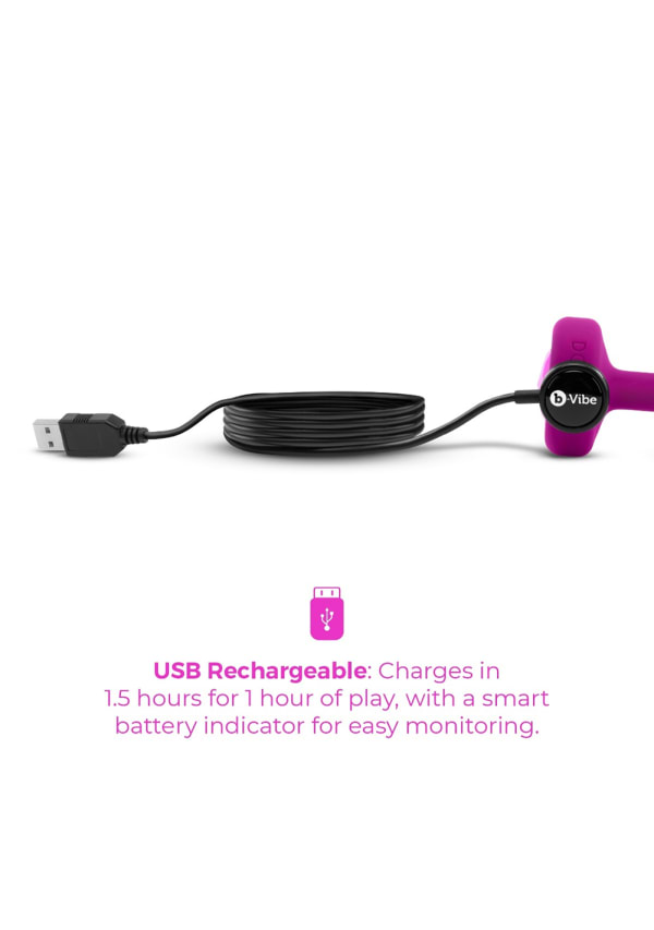 b-Vibe Vibrating Jewel Plug Image 5
