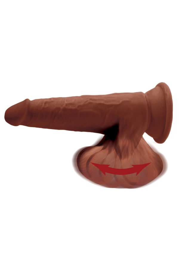King Cock Plus 8" Triple Density Cock with Swinging Balls Image 2
