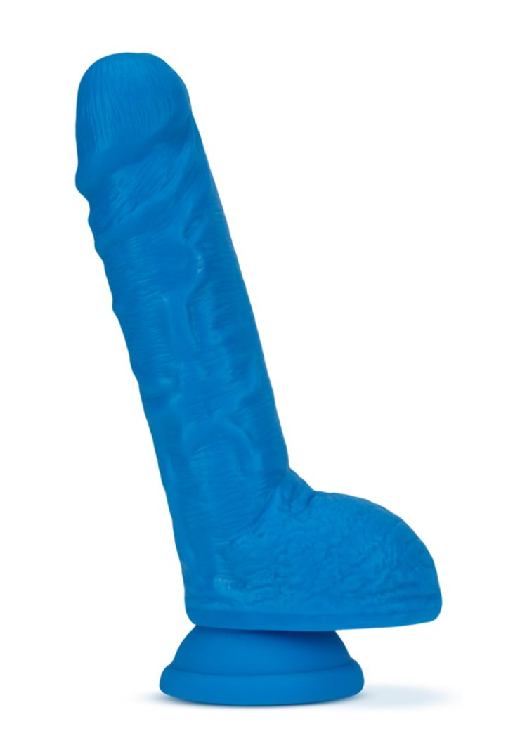 Neo Elite - 9" Silicone Dual Density Cock with Balls