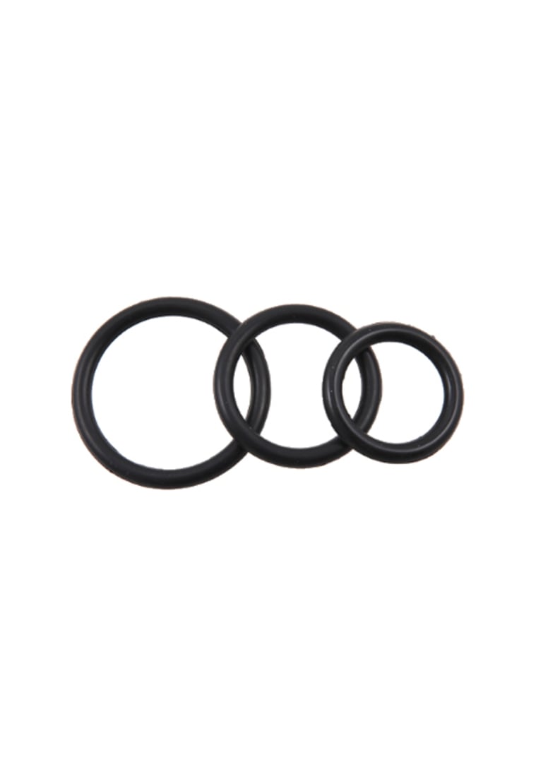 Silicone Cock Ring - 3 Pack Assorted