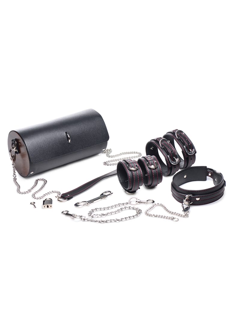 Kinky Clutch Black Bondage Set with Carrying Case