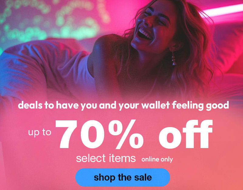 Deep Discounts - Up to 70% off select sex toys