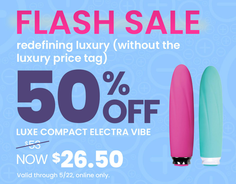 50% off The Luxe Compact Electra vibe online for a limited time