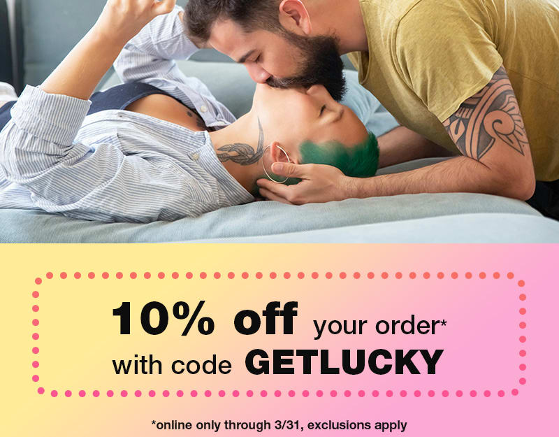 Save with code GETLUCKY