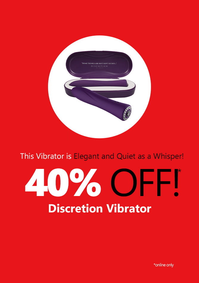 Discretion Vibrator 40% Off
