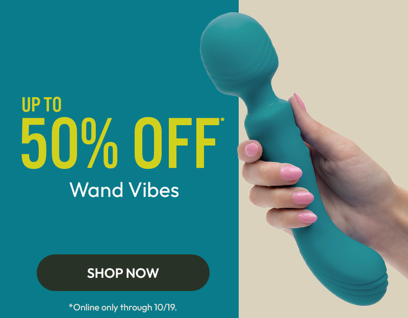 up to 50% off wand vibes online, exclusions apply.