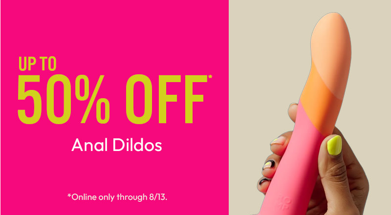 up to 50% off anal dildos