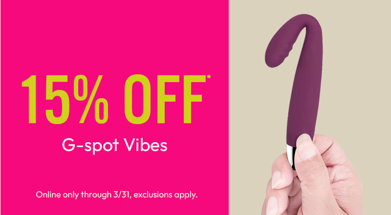 G-spot vibes sale, exclusions apply