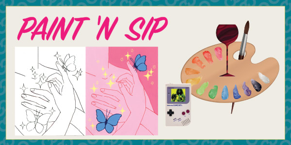Paint 'N Sip Event in Santa Cruz CA