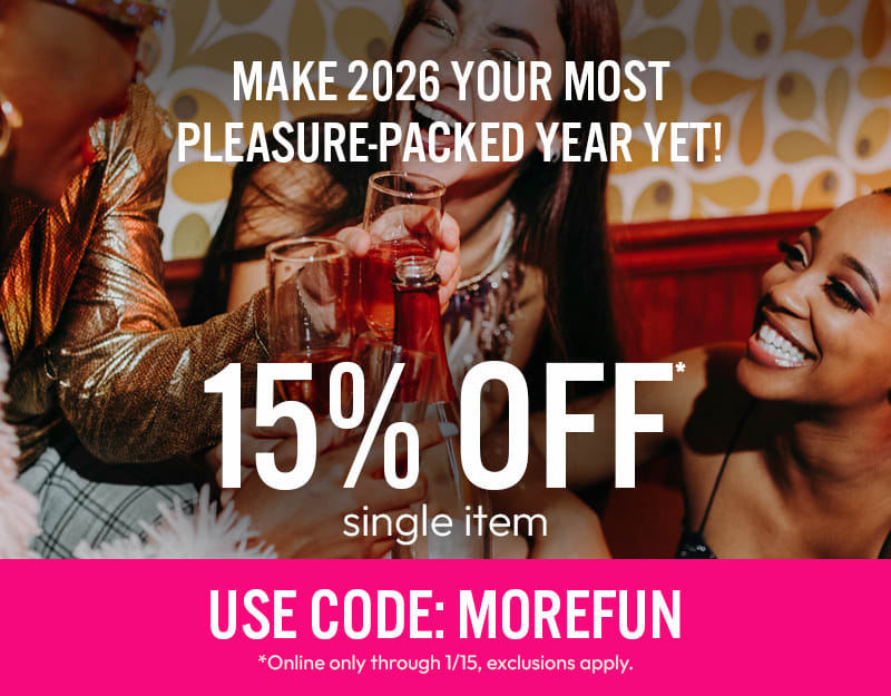 15% off one item online with code MOREFUN, exclusions apply